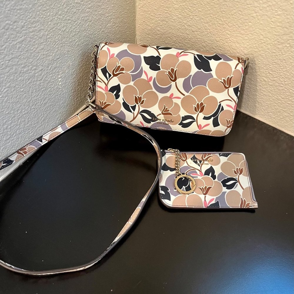 Kate Spade purse and matching wallet  -  like new, only used one time